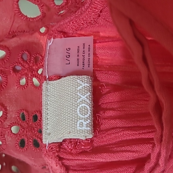 4/$25 Roxy strap dress size large pink - Picture 2 of 12